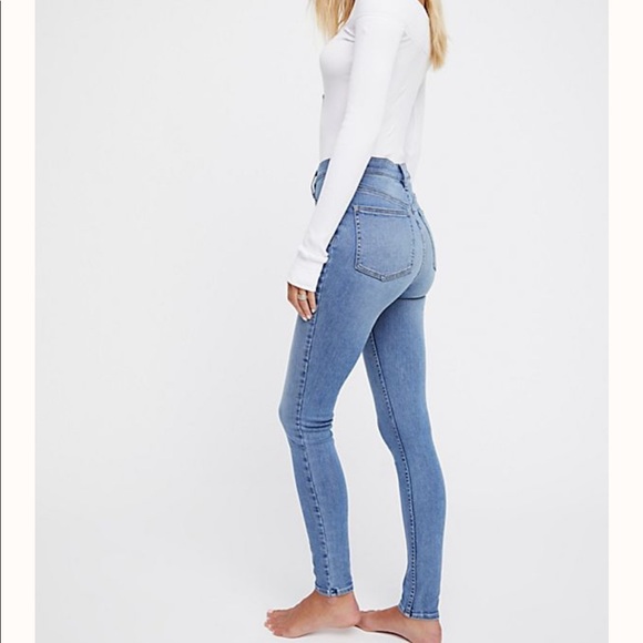 Free People Long and Lean It Jeans - Picture 3 of 6